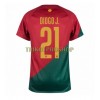 Original Fußballtrikot Portugal Diogo Jota 21 Heimtrikot WM 2022 Für Herren